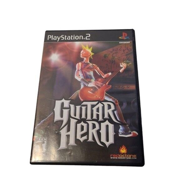 Other - GUITAR HERO Video Game For Sony Playstation 2 + Manual + Case, 2005